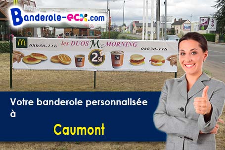 Création maquette inclus pour votre banderole personnalisée à Caumont (Tarn-et-Garonne/82210)
