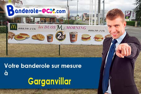 Création graphique offerte de votre banderole publicitaire à Garganvillar (Tarn-et-Garonne/82100)