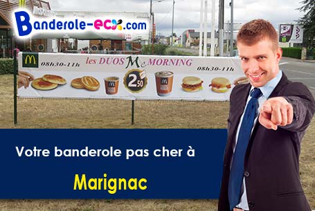 Création graphique offerte de votre banderole publicitaire à Marignac (Tarn-et-Garonne/82500)