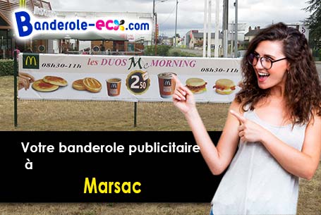 Création maquette gratuite de votre banderole pas cher à Marsac (Tarn-et-Garonne/82120)