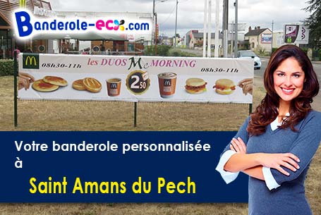 Création maquette gratuite de votre banderole pas cher à Saint-Amans-du-Pech (Tarn-et-Garonne/82150)