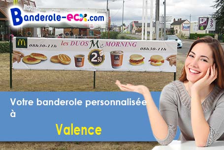 Création graphique offerte de votre banderole publicitaire à Valence (Tarn-et-Garonne/82400)