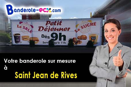 Création graphique offerte de votre banderole publicitaire à Saint-Jean-de-Rives (Tarn/81500)