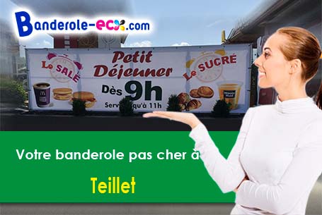 Création graphique offerte de votre banderole publicitaire à Teillet (Tarn/81120)