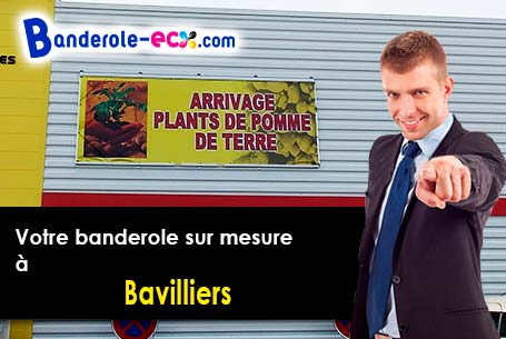 Création graphique inclus pour votre banderole personnalisée à Bavilliers (Territoire de Belfort/908