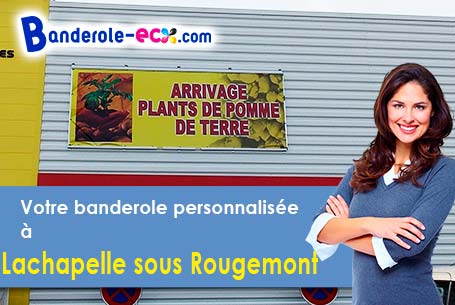Création graphique gratuite de votre banderole publicitaire à Lachapelle-sous-Rougemont (Territoire 