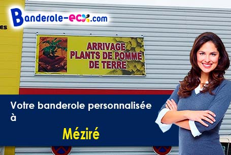 Création graphique gratuite de votre banderole personnalisée à Méziré (Territoire de Belfort/90120)
