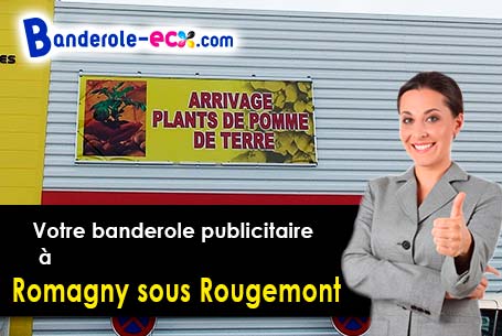 Création graphique gratuite de votre banderole pas cher à Romagny-sous-Rougemont (Territoire de Belf