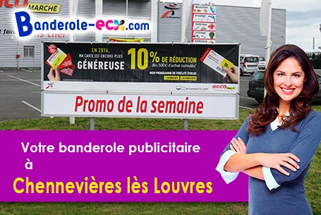 Création graphique inclus pour votre banderole pas cher à Chennevières-lès-Louvres (Val-d'oise/95380