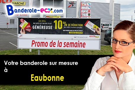 Création graphique gratuite de votre banderole personnalisée à Eaubonne (Val-d'oise/95600)