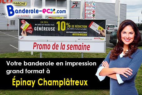 Création graphique inclus pour votre banderole pas cher à Épinay-Champlâtreux (Val-d'oise/95270)