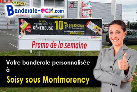 Création graphique inclus pour votre banderole pas cher à Soisy-sous-Montmorency (Val-d'oise/95230)