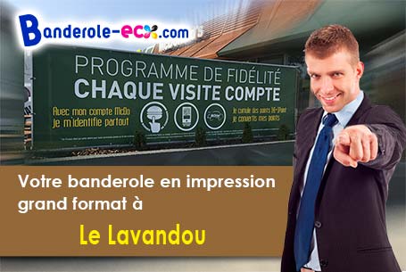 Création graphique offerte de votre banderole publicitaire à Le Lavandou (Var/83980)