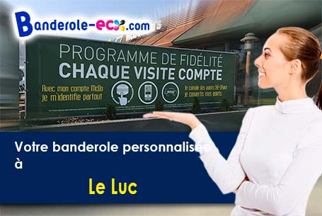 Création graphique offerte de votre banderole publicitaire à Le Luc (Var/83340)