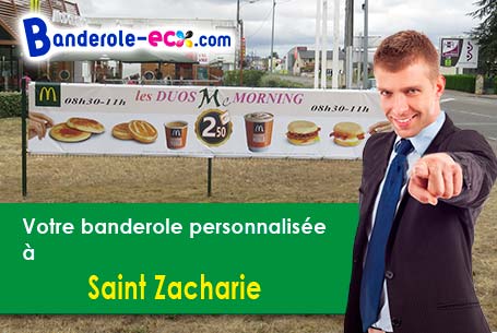 Création graphique offerte de votre banderole publicitaire à Saint-Zacharie (Var/83640)