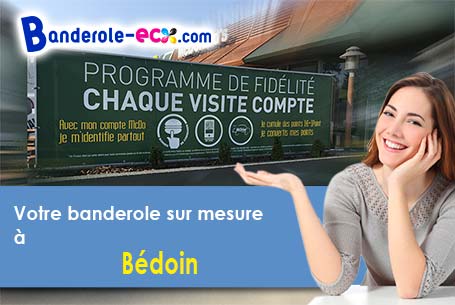 Création graphique offerte de votre banderole publicitaire à Bédoin (Vaucluse/84410)