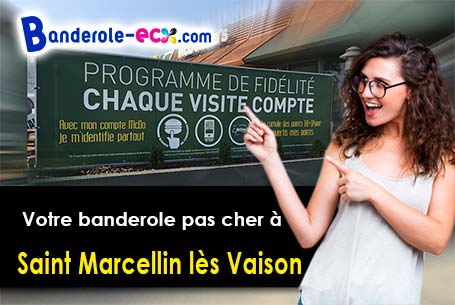 Création graphique offerte de votre banderole publicitaire à Saint-Marcellin-lès-Vaison (Vaucluse/84