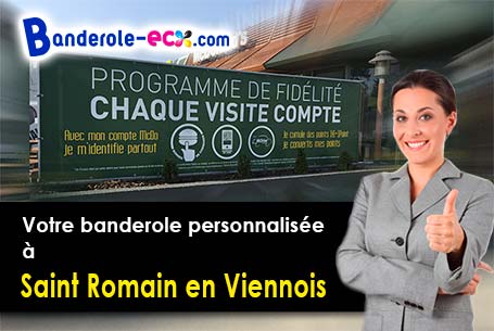 Création graphique offerte de votre banderole publicitaire à Saint-Romain-en-Viennois (Vaucluse/8411