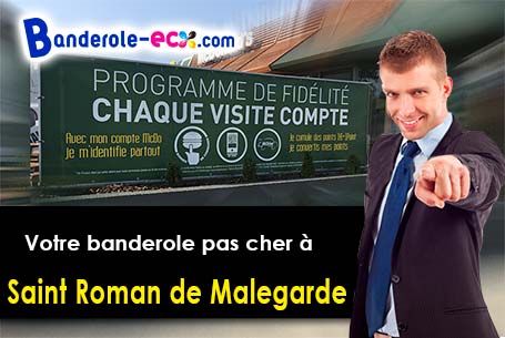 Création maquette gratuite de votre banderole pas cher à Saint-Roman-de-Malegarde (Vaucluse/84290)