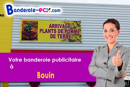 Création graphique offerte de votre banderole publicitaire à Bouin (Vendée/85230)
