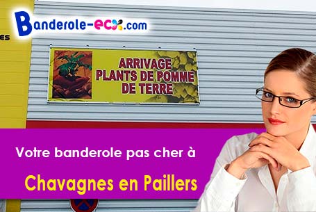 Création graphique offerte de votre banderole publicitaire à Chavagnes-en-Paillers (Vendée/85250)