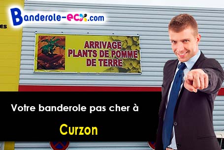 Création graphique offerte de votre banderole publicitaire à Curzon (Vendée/85540)