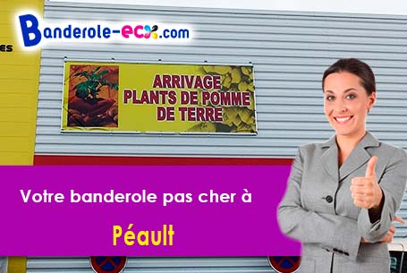 Création graphique offerte de votre banderole publicitaire à Péault (Vendée/85320)