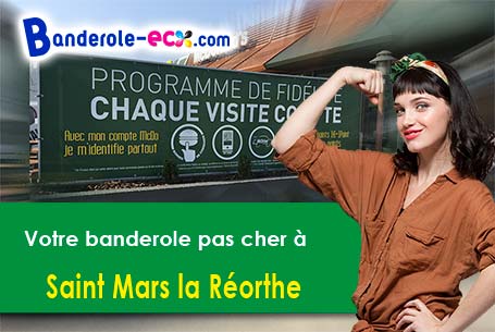 Création graphique offerte de votre banderole publicitaire à Saint-Mars-la-Réorthe (Vendée/85590)