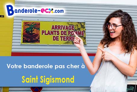 Création maquette gratuite de votre banderole pas cher à Saint-Sigismond (Vendée/85420)