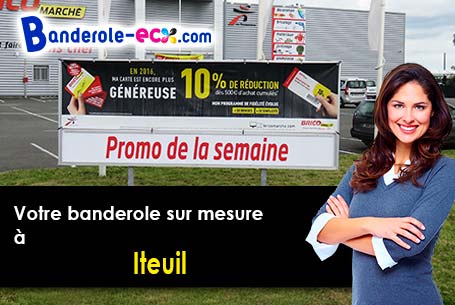 Création graphique offerte de votre banderole publicitaire à Iteuil (Vienne/86240)