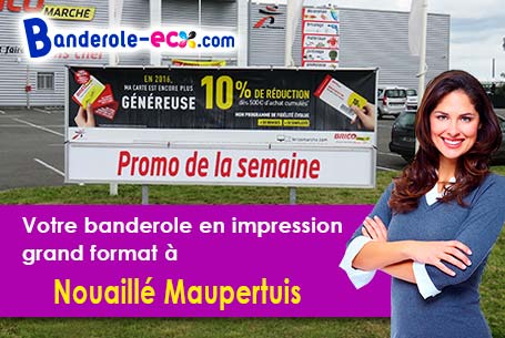 Création maquette inclus pour votre banderole personnalisée à Nouaillé-Maupertuis (Vienne/86340)