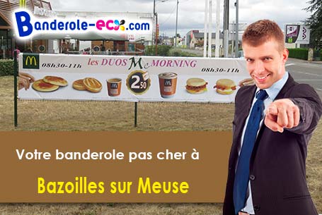 Création graphique inclus pour votre banderole personnalisée à Bazoilles-sur-Meuse (Vosges/88300)