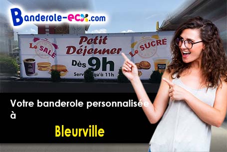 Création graphique offerte de votre banderole publicitaire à Bleurville (Vosges/88410)