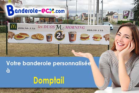 Création graphique inclus pour votre banderole publicitaire à Domptail (Vosges/88700)
