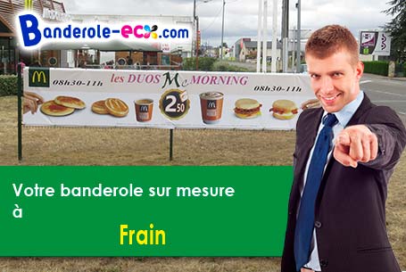 Création graphique inclus pour votre banderole pas cher à Frain (Vosges/88320)