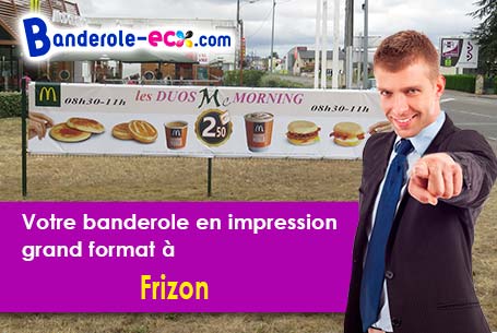 Création graphique gratuite de votre banderole publicitaire à Frizon (Vosges/88440)