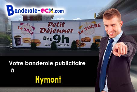 Création graphique offerte de votre banderole publicitaire à Hymont (Vosges/88500)