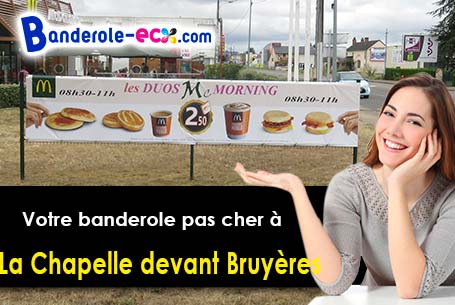 Création graphique inclus pour votre banderole publicitaire à La Chapelle-devant-Bruyères (Vosges/88