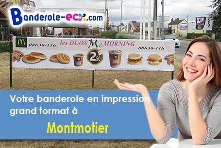 Création graphique gratuite de votre banderole pas cher à Montmotier (Vosges/88240)
