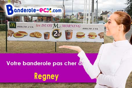 Création graphique gratuite de votre banderole pas cher à Regney (Vosges/88450)