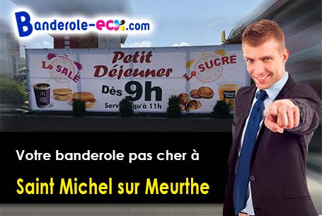 Création graphique offerte de votre banderole publicitaire à Saint-Michel-sur-Meurthe (Vosges/88470)