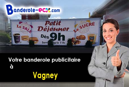 Création maquette gratuite de votre banderole pas cher à Vagney (Vosges/88120)
