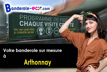 Création graphique gratuite de votre banderole personnalisée à Arthonnay (Yonne/89740)