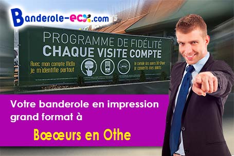 Création graphique gratuite de votre banderole personnalisée à Burs-en-Othe (Yonne/89770)