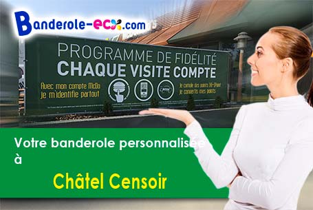 Création graphique gratuite de votre banderole personnalisée à Châtel-Censoir (Yonne/89660)