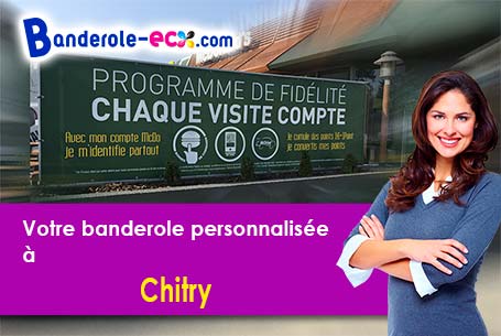 Création graphique gratuite de votre banderole pas cher à Chitry (Yonne/89530)