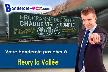 Création graphique inclus pour votre banderole publicitaire à Fleury-la-Vallée (Yonne/89113)