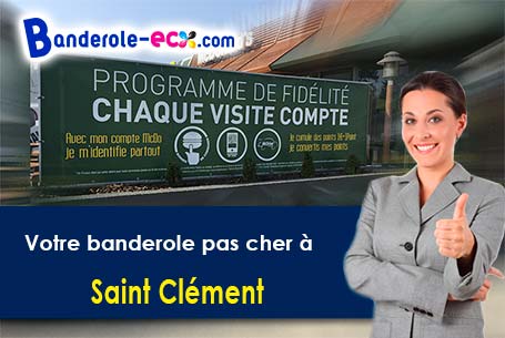 Création graphique inclus pour votre banderole publicitaire à Saint-Clément (Yonne/89100)
