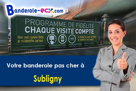 Création graphique inclus pour votre banderole publicitaire à Subligny (Yonne/89100)