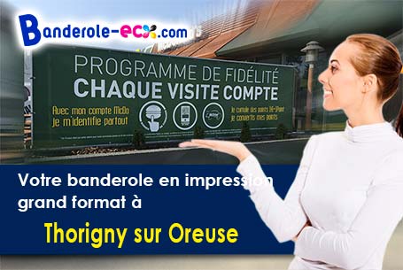 Création graphique inclus pour votre banderole pas cher à Thorigny-sur-Oreuse (Yonne/89260)